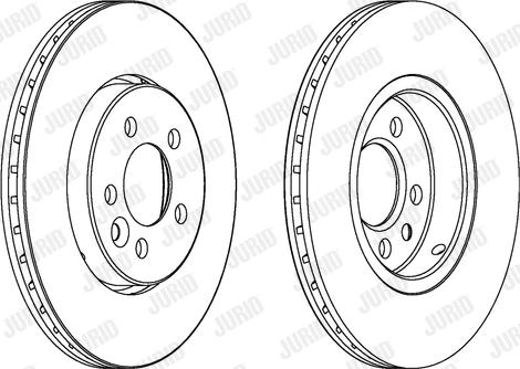 Jurid 562165JC-1 - Brake Disc autospares.lv