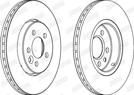 Jurid 562165J - Brake Disc autospares.lv