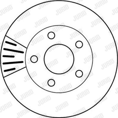 Jurid 562160J - Brake Disc autospares.lv