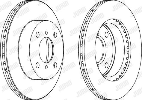 Jurid 562167JC-1 - Brake Disc autospares.lv