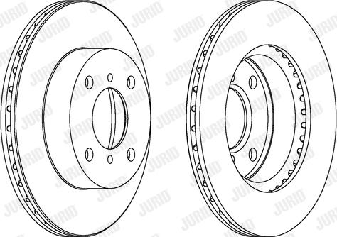 Jurid 562167JC - Brake Disc autospares.lv