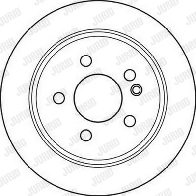 Jurid 562100J-1 - Brake Disc autospares.lv