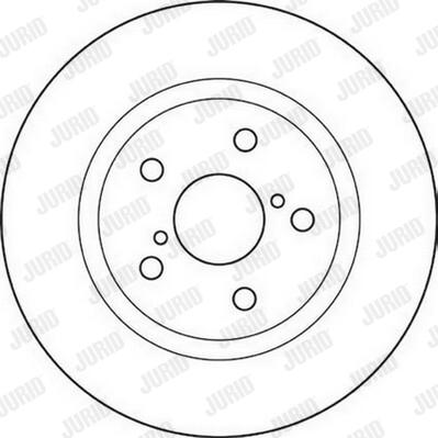 Jurid 562119J-1 - Brake Disc autospares.lv