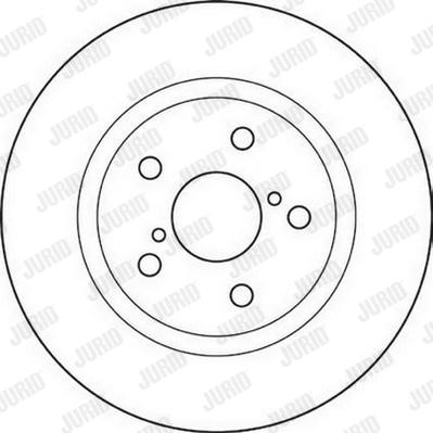 Jurid 562119J - Brake Disc autospares.lv