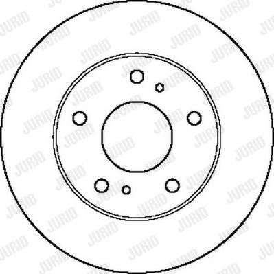 Jurid 562115JC - Brake Disc autospares.lv