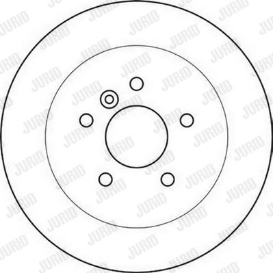 Jurid 562111JC - Brake Disc autospares.lv