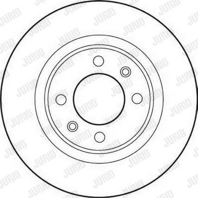 Jurid 562189J-1 - Brake Disc autospares.lv