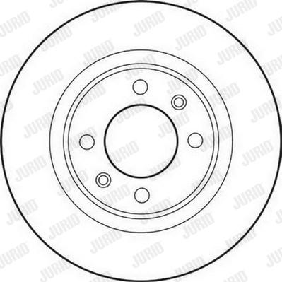 Jurid 562189J - Brake Disc autospares.lv