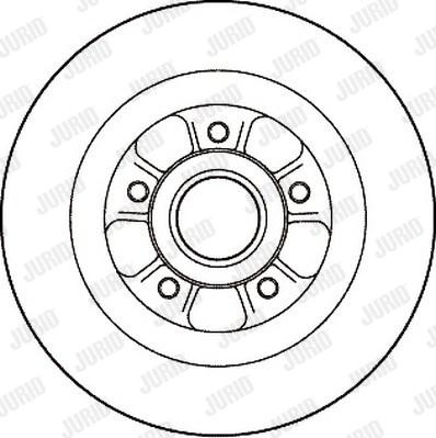 CAR NBD 1299 - Brake Disc autospares.lv