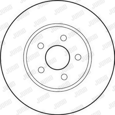 Jurid 562180J - Brake Disc autospares.lv