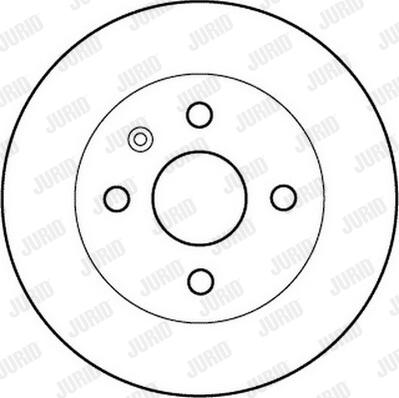 Jurid 562181J-1 - Brake Disc autospares.lv