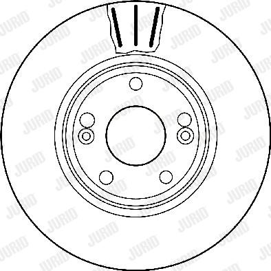 Jurid 562183J - Brake Disc autospares.lv