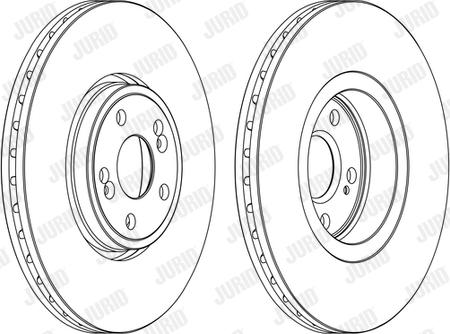 Jurid 562187J - Brake Disc autospares.lv