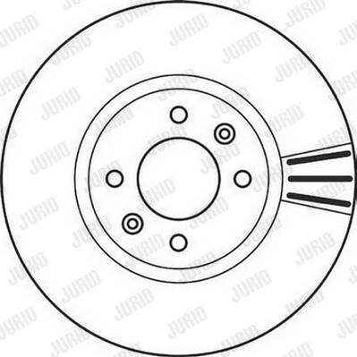 Jurid 562131J-1 - Brake Disc autospares.lv