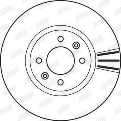 Jurid 562131JC - Brake Disc autospares.lv