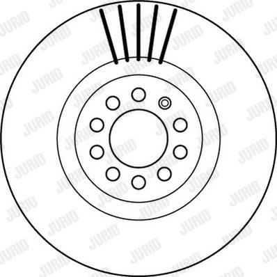 Jurid 562132J - Brake Disc autospares.lv