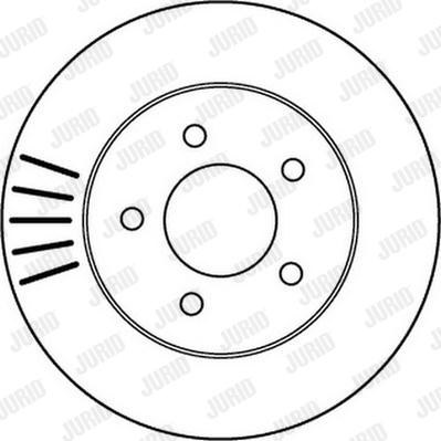 Jurid 562137J - Brake Disc autospares.lv