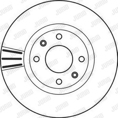 Jurid 562129J - Brake Disc autospares.lv