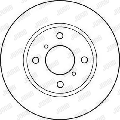 Jurid 562124JC-1 - Brake Disc autospares.lv