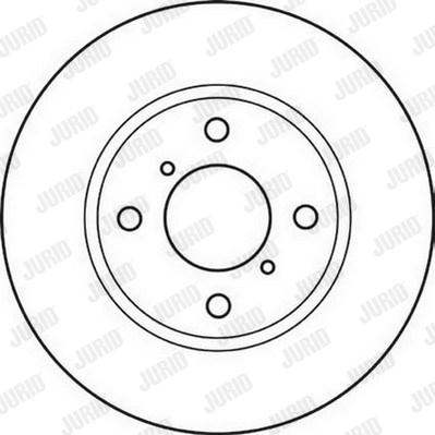 Jurid 562124J - Brake Disc autospares.lv