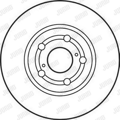 Jurid 562125J-1 - Brake Disc autospares.lv