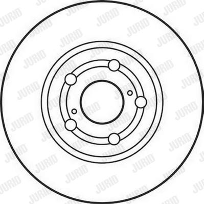 Jurid 562125J - Brake Disc autospares.lv