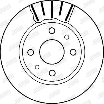 Jurid 562122J - Brake Disc autospares.lv