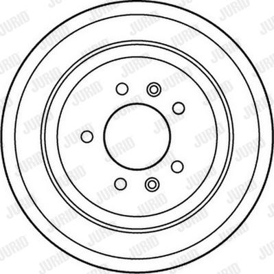 Jurid 562127J - Brake Disc autospares.lv