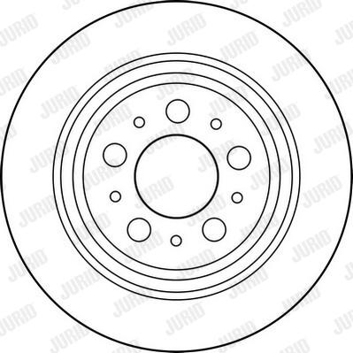 Jurid 562174JC-1 - Brake Disc autospares.lv