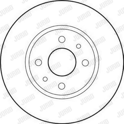 Jurid 562178J - Brake Disc autospares.lv