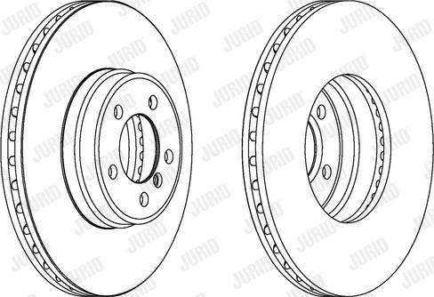 Jurid 562899JC-1 - Brake Disc autospares.lv