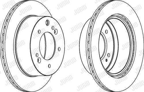 Jurid 562895JC-1 - Brake Disc autospares.lv