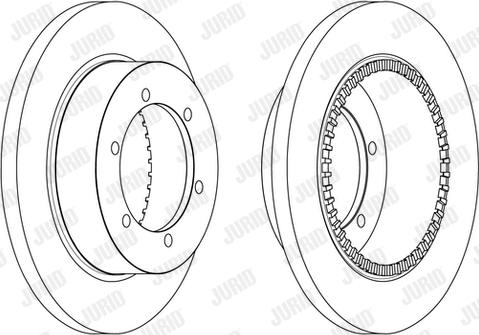 Jurid 562840JC-1 - Brake Disc autospares.lv