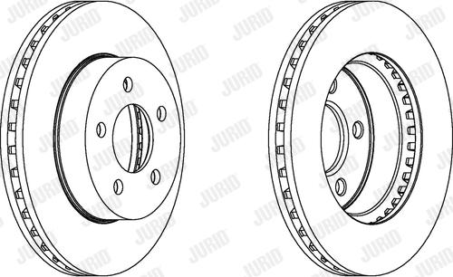 Jurid 562856JC-1 - Brake Disc autospares.lv