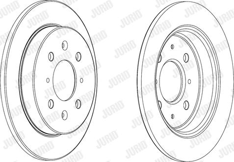 Jurid 562851JC-1 - Brake Disc autospares.lv