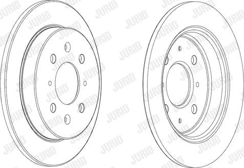 Jurid 562851JC - Brake Disc autospares.lv