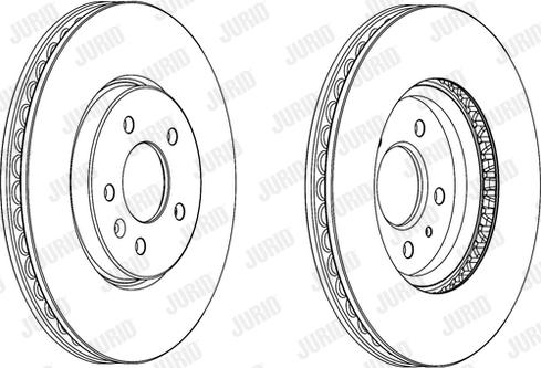 Jurid 562852JC - Brake Disc autospares.lv