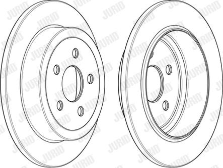 Jurid 562862JC - Brake Disc autospares.lv