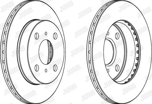 Jurid 562867JC - Brake Disc autospares.lv