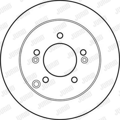 Jurid 562810JC-1 - Brake Disc autospares.lv