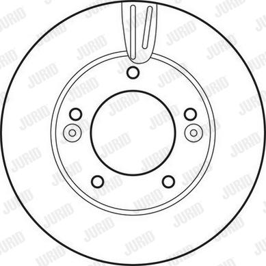 Jurid 562818JC - Brake Disc autospares.lv