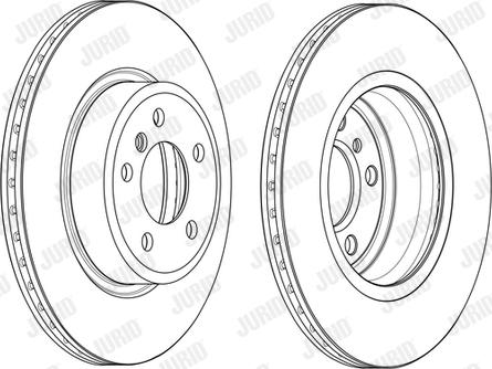 Jurid 562889JC - Brake Disc autospares.lv