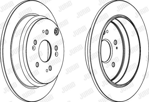 Jurid 562884JC-1 - Brake Disc autospares.lv