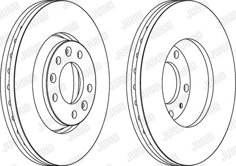 Jurid 562839JC-1 - Brake Disc autospares.lv