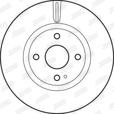 Jurid 562834JC-1 - Brake Disc autospares.lv