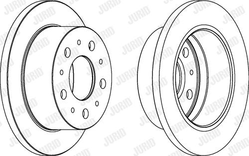 Jurid 562835JC - Brake Disc autospares.lv