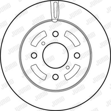 Jurid 562833JC-1 - Brake Disc autospares.lv