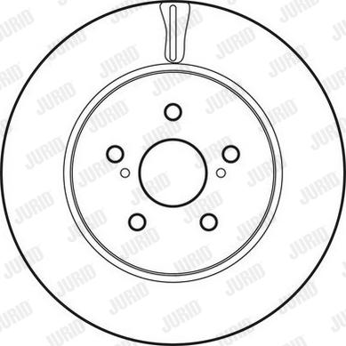 Jurid 562824JC-1 - Brake Disc autospares.lv