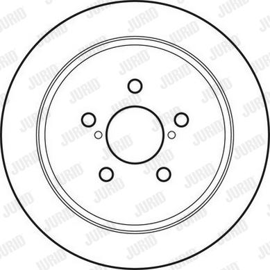 Jurid 562826JC-1 - Brake Disc autospares.lv