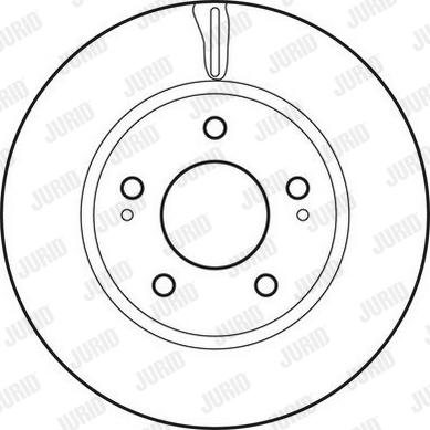 Jurid 562820JC - Brake Disc autospares.lv